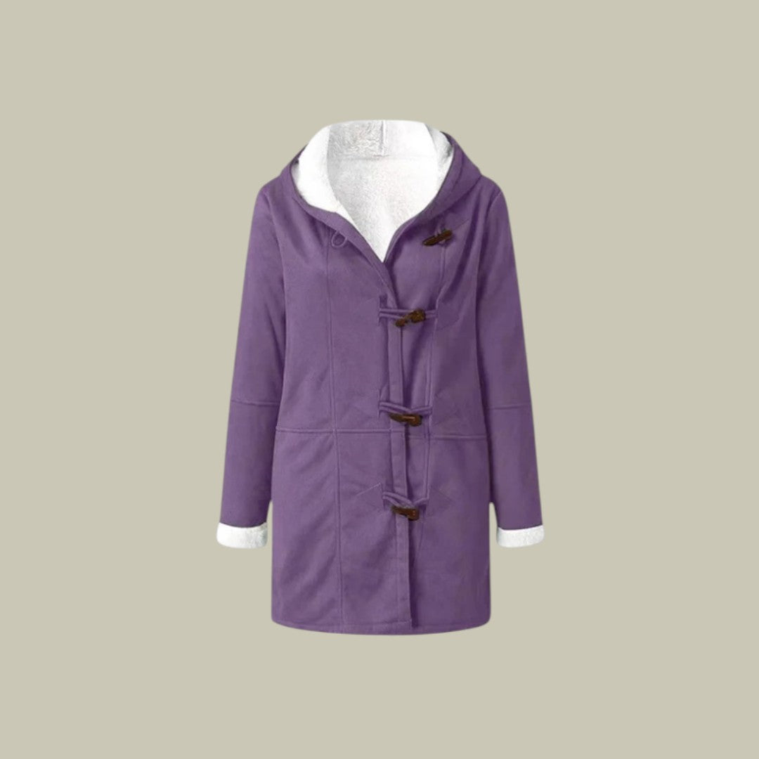 Womens Coat Fleece Hooded