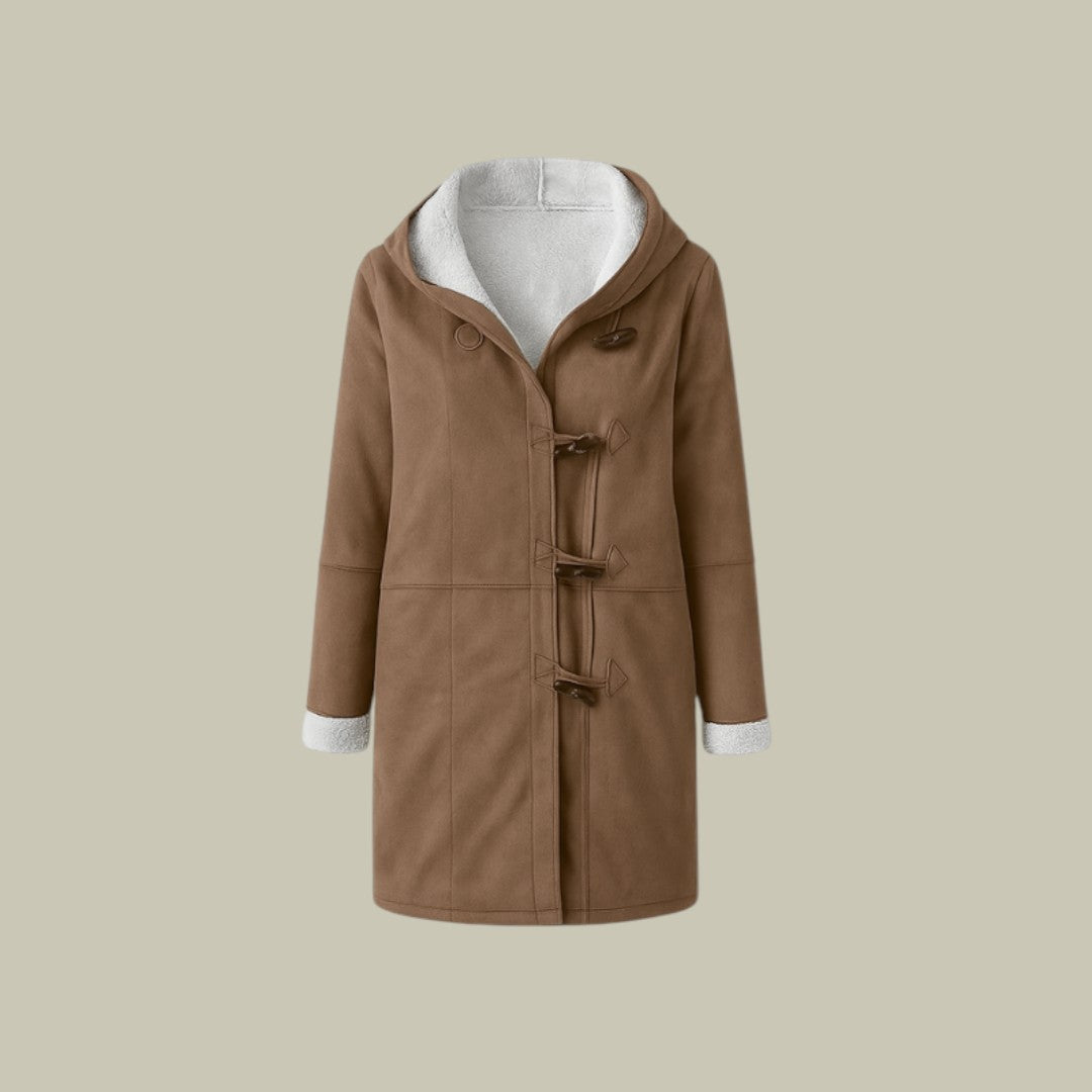 Womens Coat Fleece Hooded