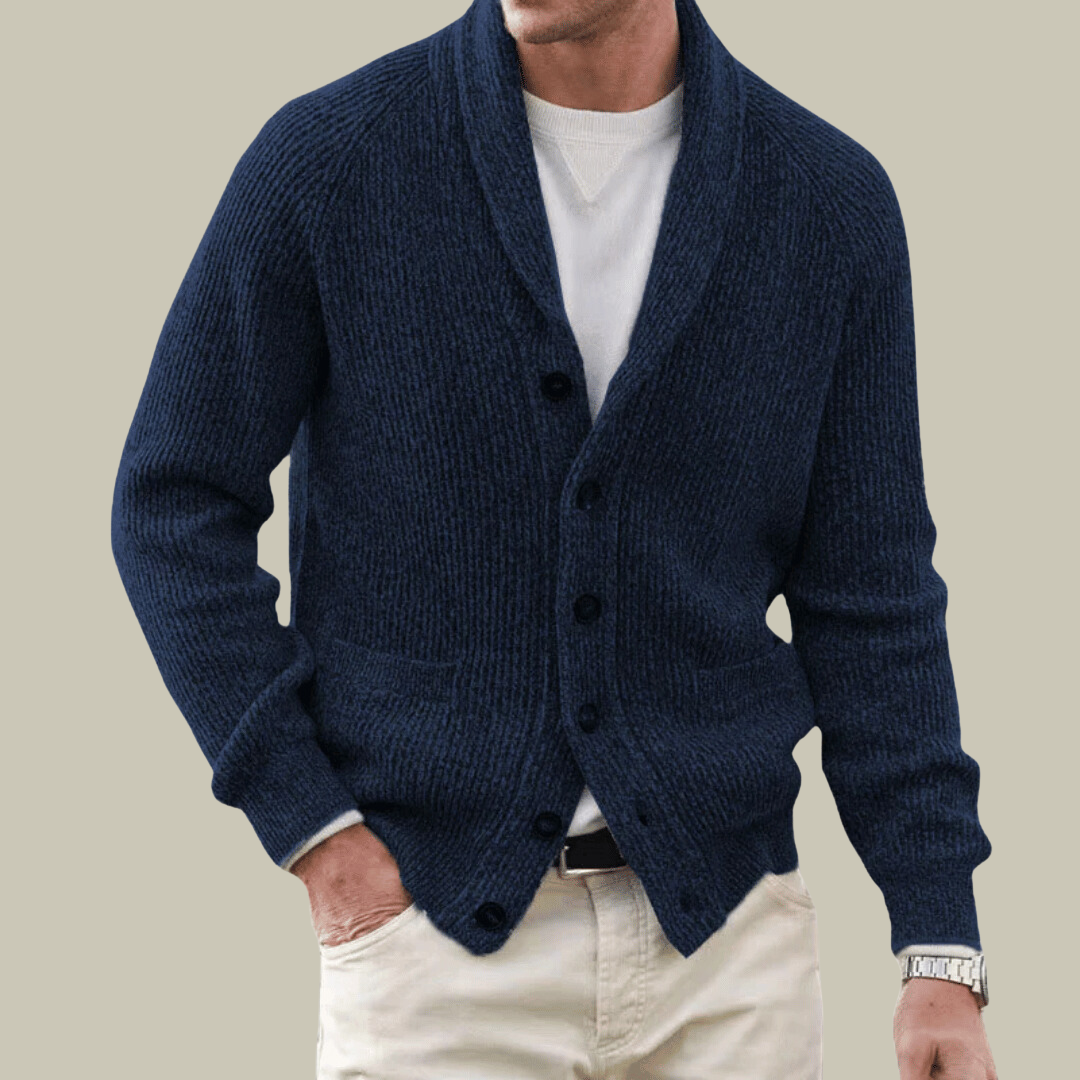 Lux & Classy  • Men's Cashmere Comfort Blend Cardigan