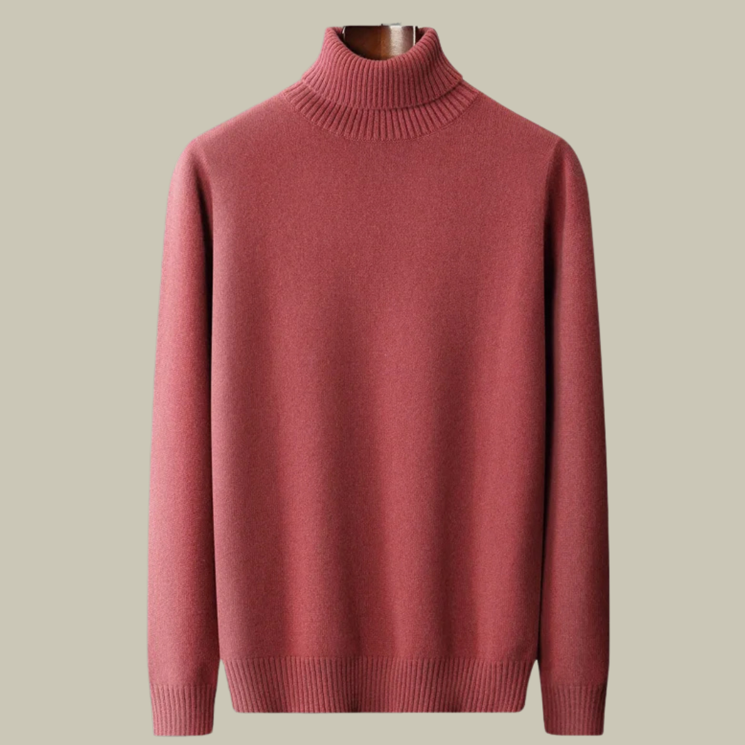 Lux & Classy • Men's Pure Wool Turtleneck