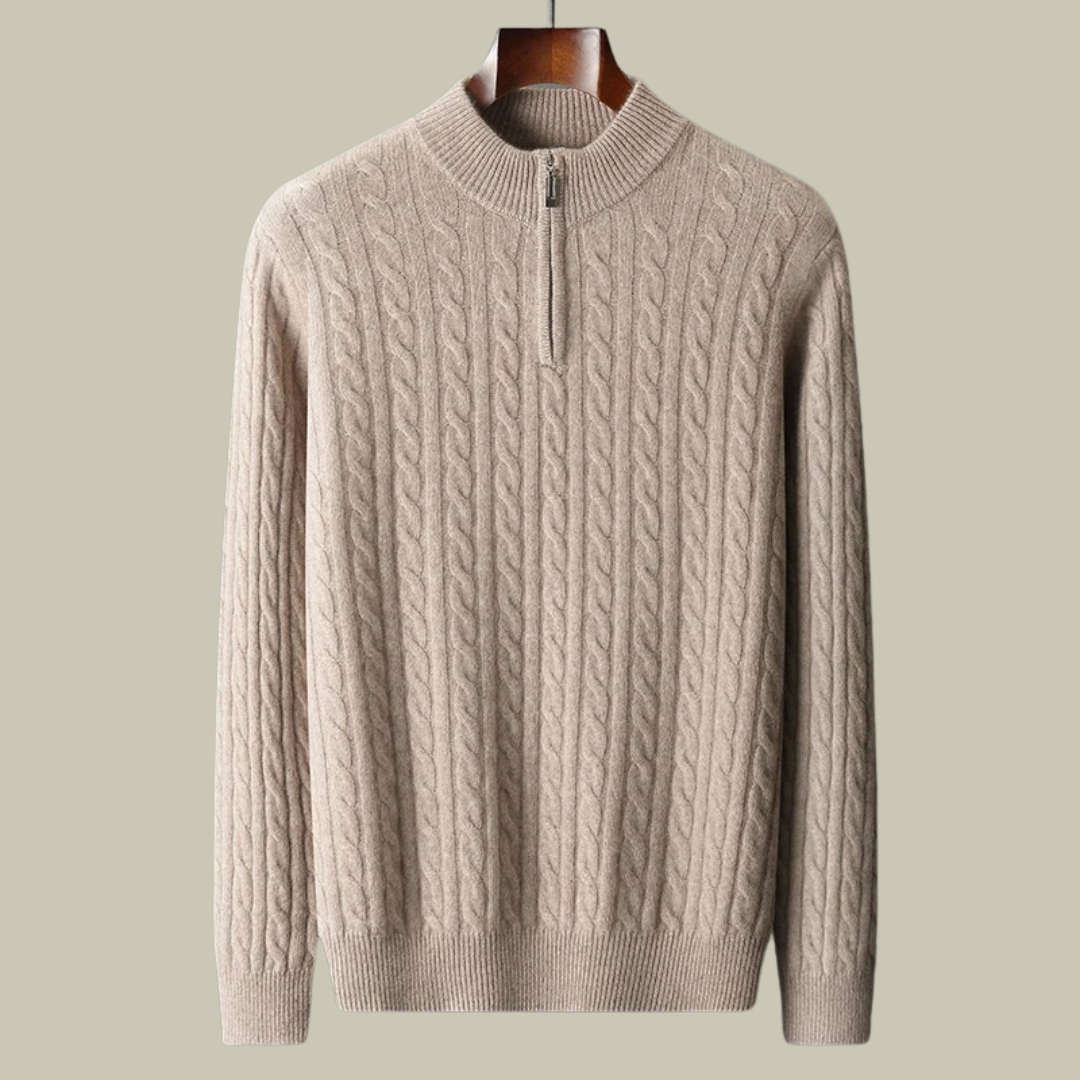 Lux & Classy  • Men's Goat Cashmere Knitted Sweater