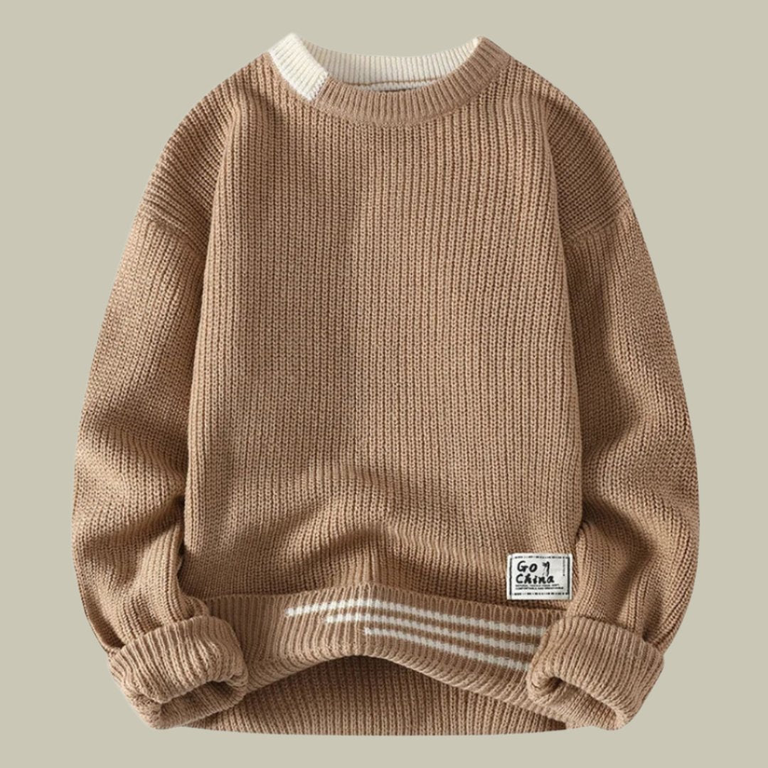 Comfortable Knitted Retro Sweater