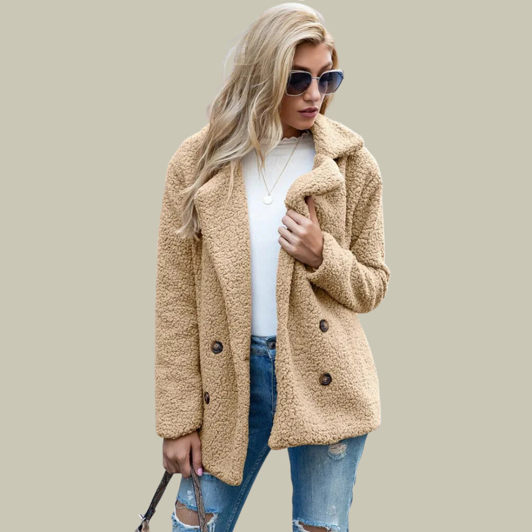 Lux & Classy • Women's Cozy Teddy Winter Coat