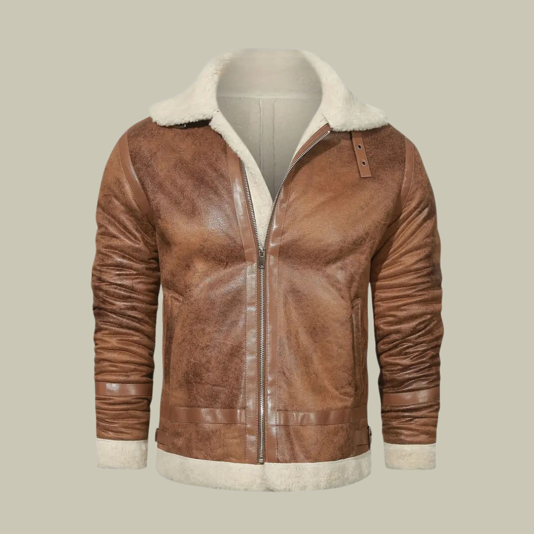 Lux & Classy • Men's Faux Leather Jacket