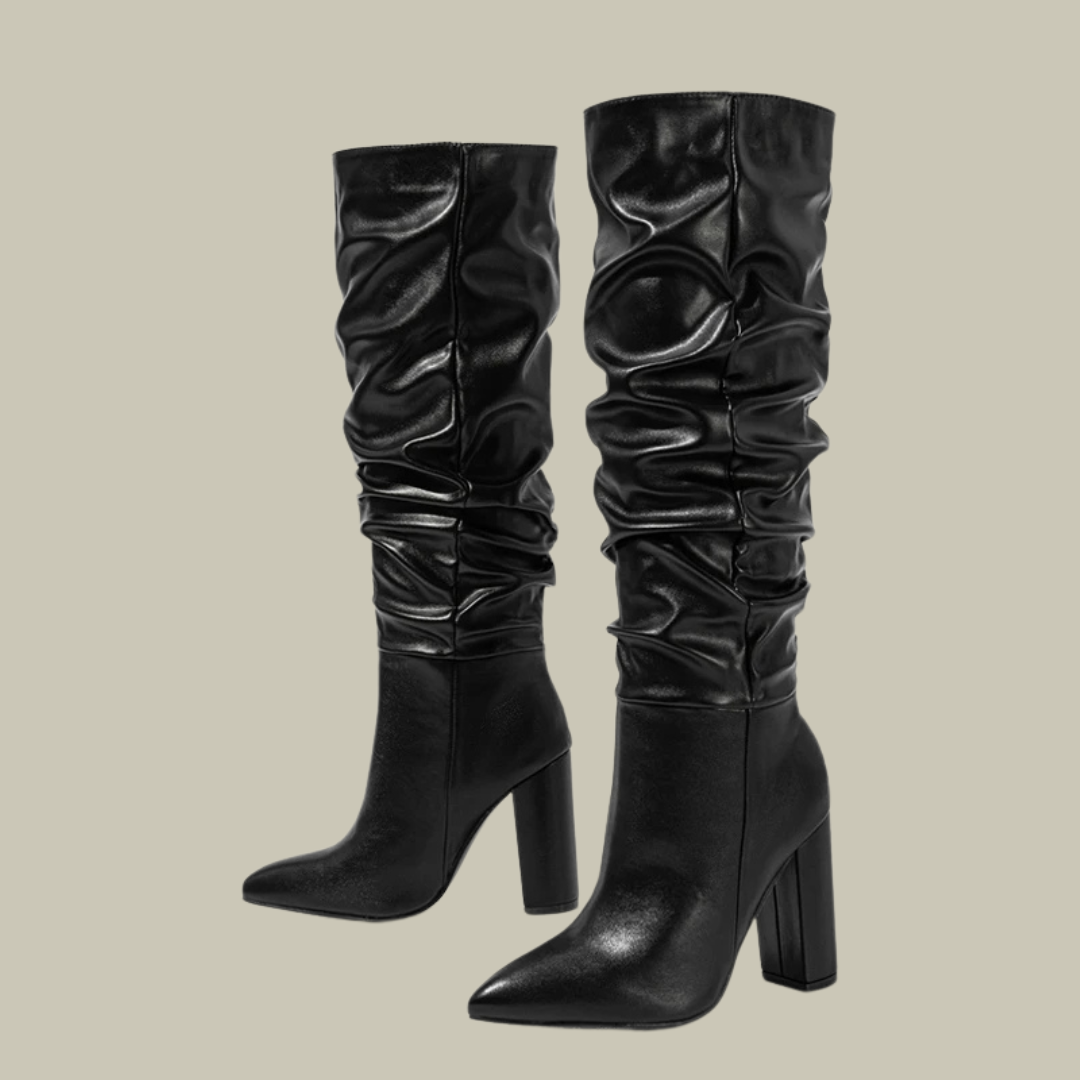 Lux & Classy •  Women's Long Leather Boots