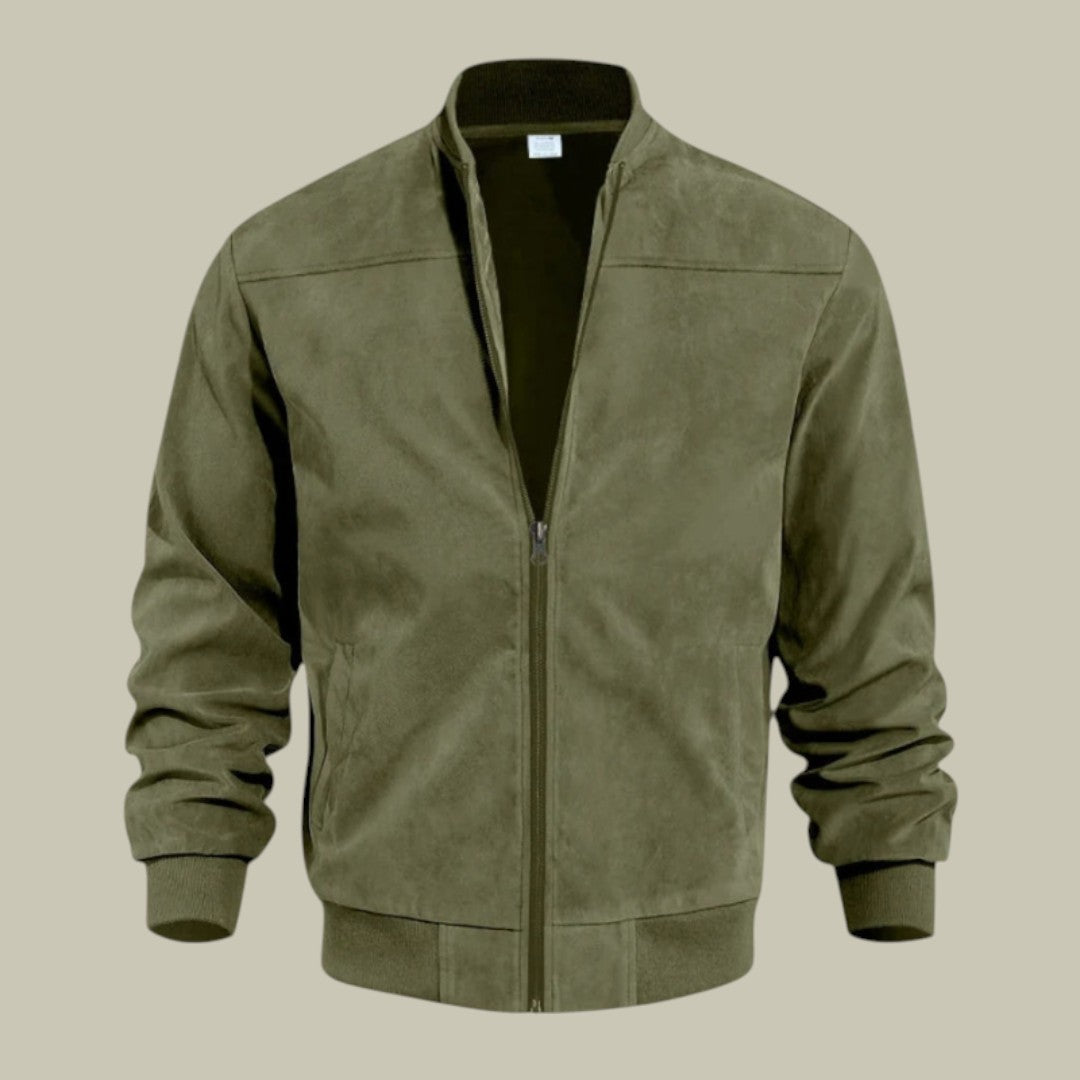 Mens Suede Jacket Autumn