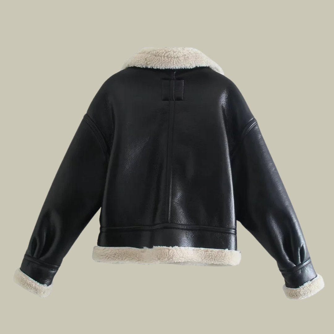 Comfortable Winter Loose Leather Jacket