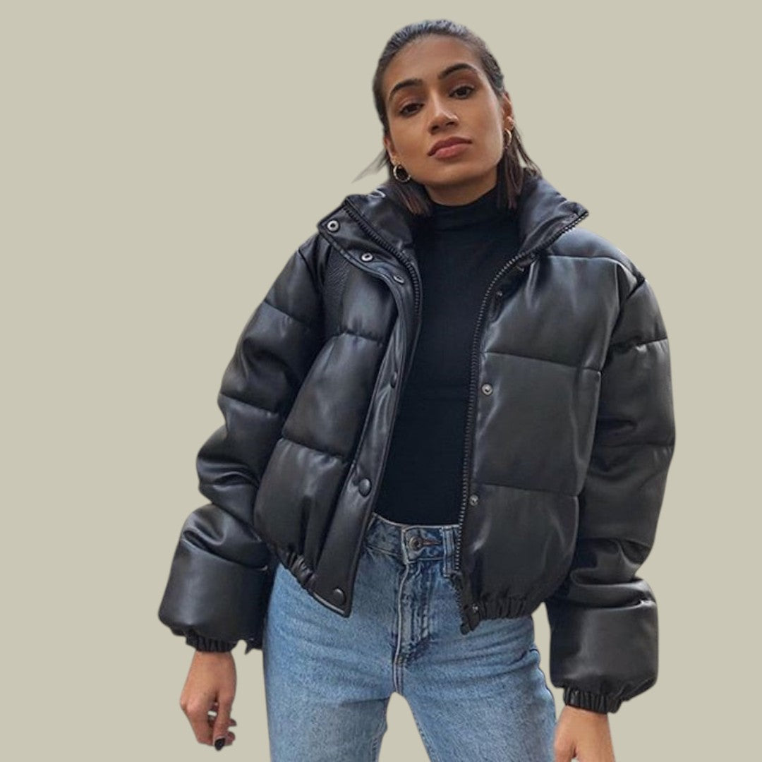 Womens Short Puffer Down Jacket