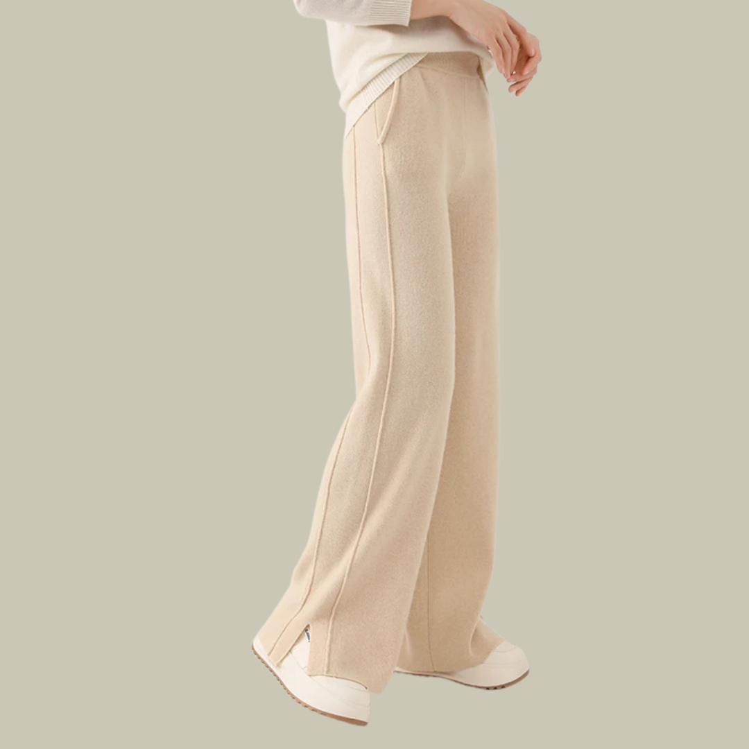 Lux & Classy • Women's Wool Cashmere Flair Trouser