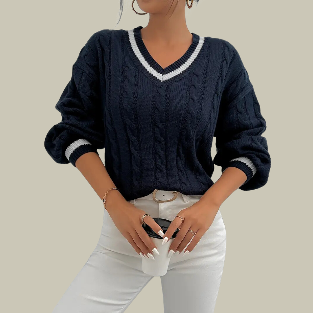 Lux & Classy  • Women's Chic Knitted Sweater