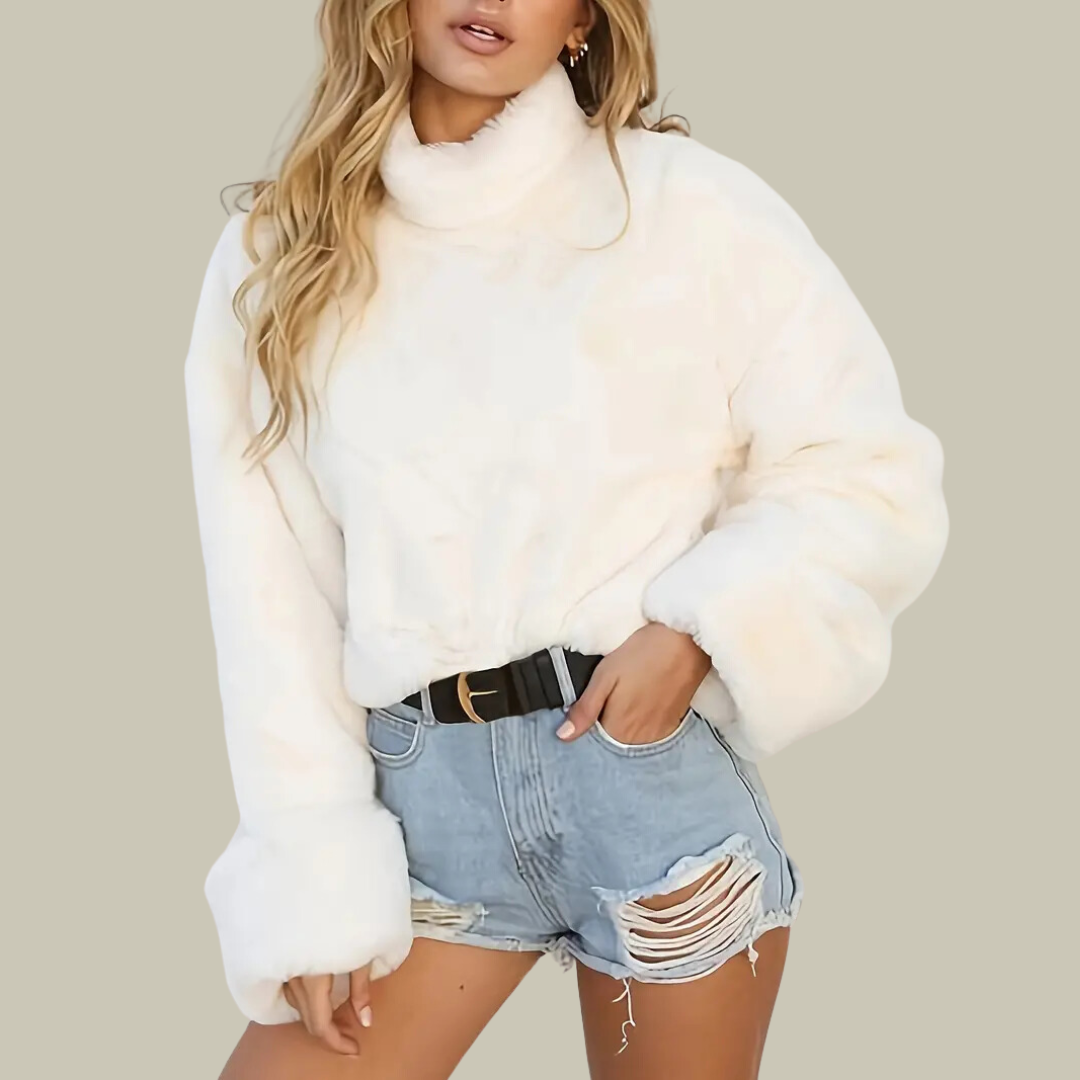 Lux & Classy  • Women's Soft Turtleneck Sweatshirt