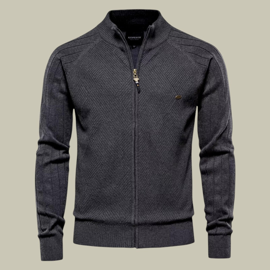 Mens Cardigan Slim Fit Knitted