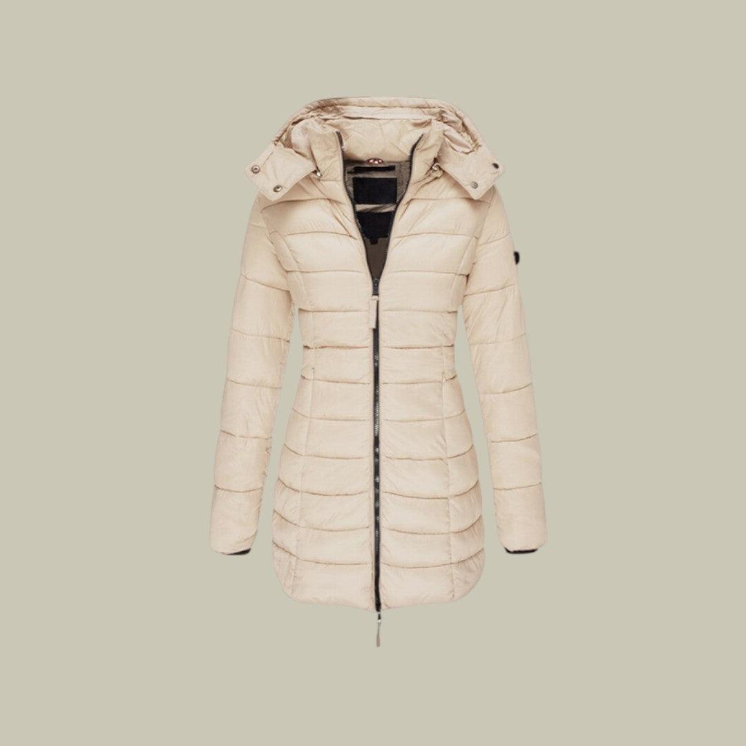 Womens Puffer Jacket Hooded Down