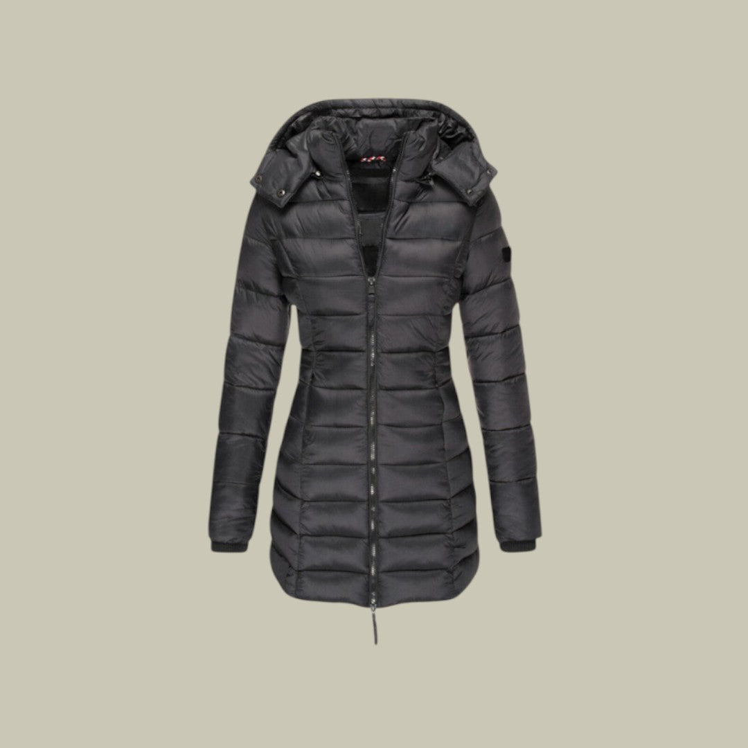 Womens Puffer Jacket Hooded Down