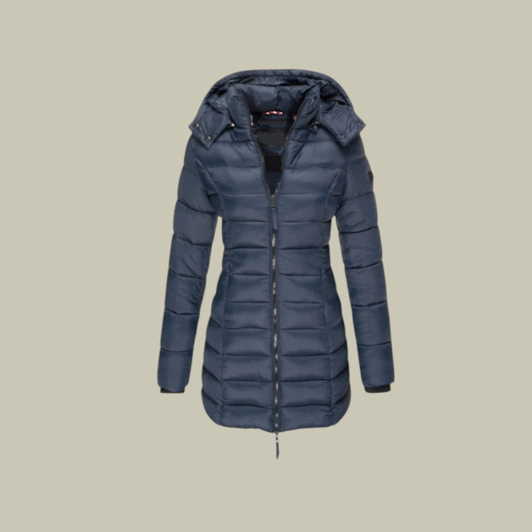 Womens Puffer Jacket Hooded Down