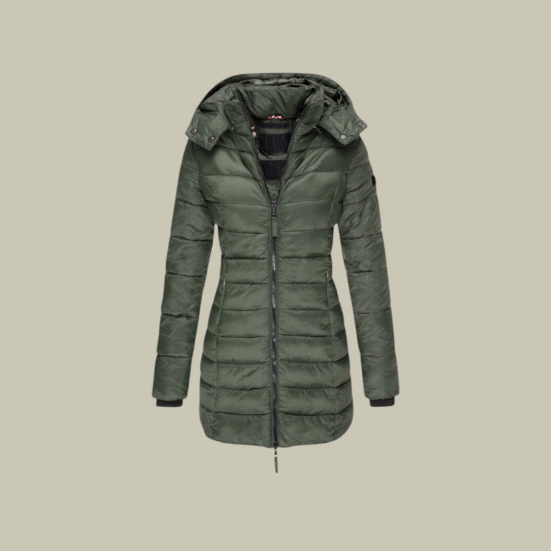 Womens Puffer Jacket Hooded Down