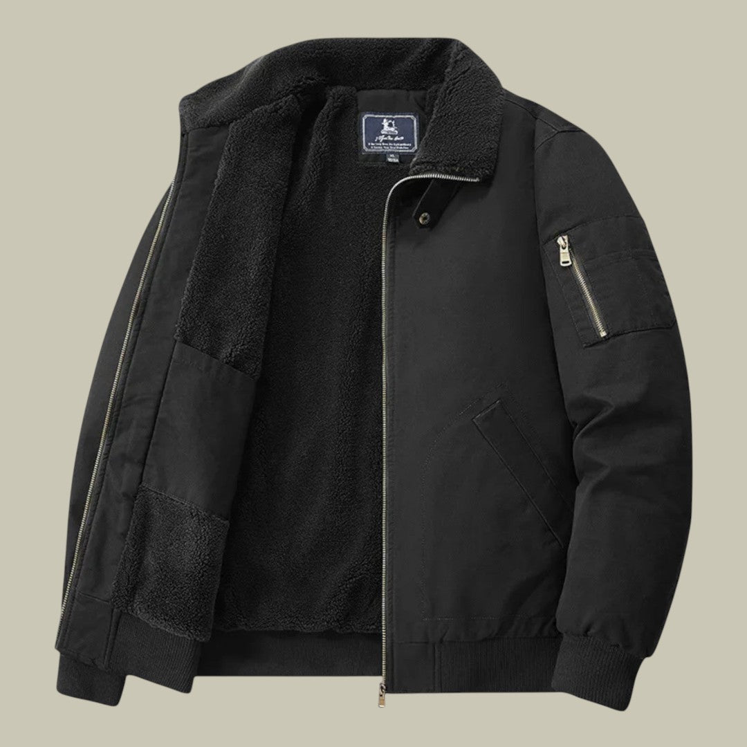 Mens Casual Wool Blend Jacket