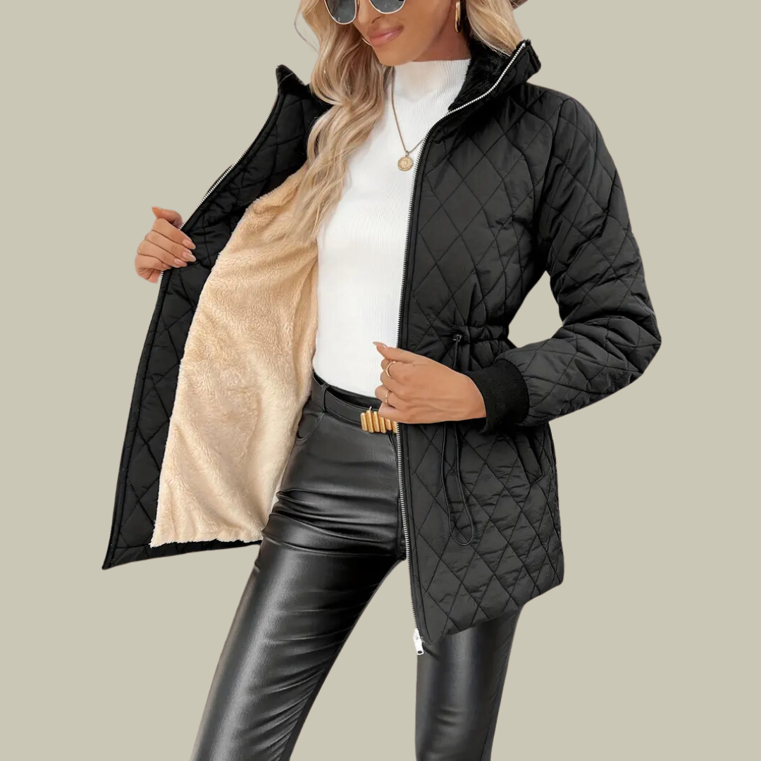 Lux & Classy • Stylish Quilted Long Sleeve Jacket