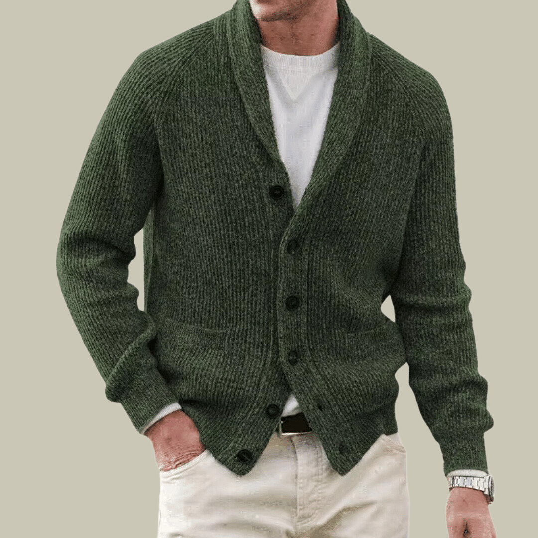 Lux & Classy  • Men's Cashmere Comfort Blend Cardigan