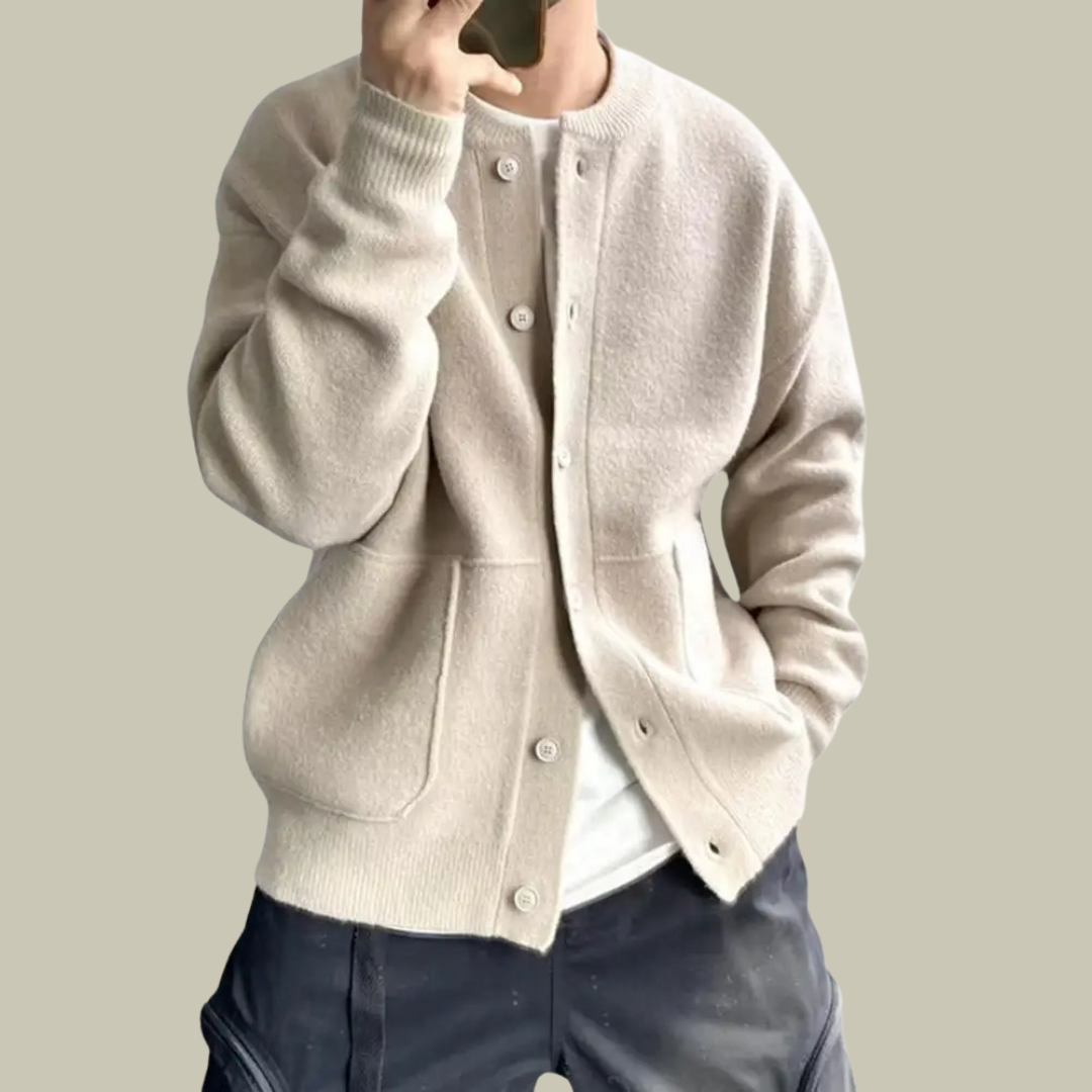 Casual Sweater Round Neck Coat