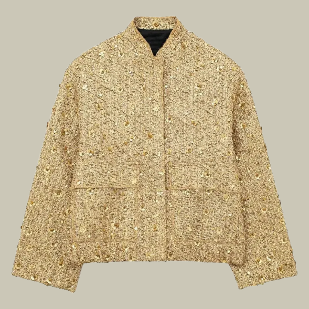 Lux & Classy  • Women's Shiny Sequin Jacket