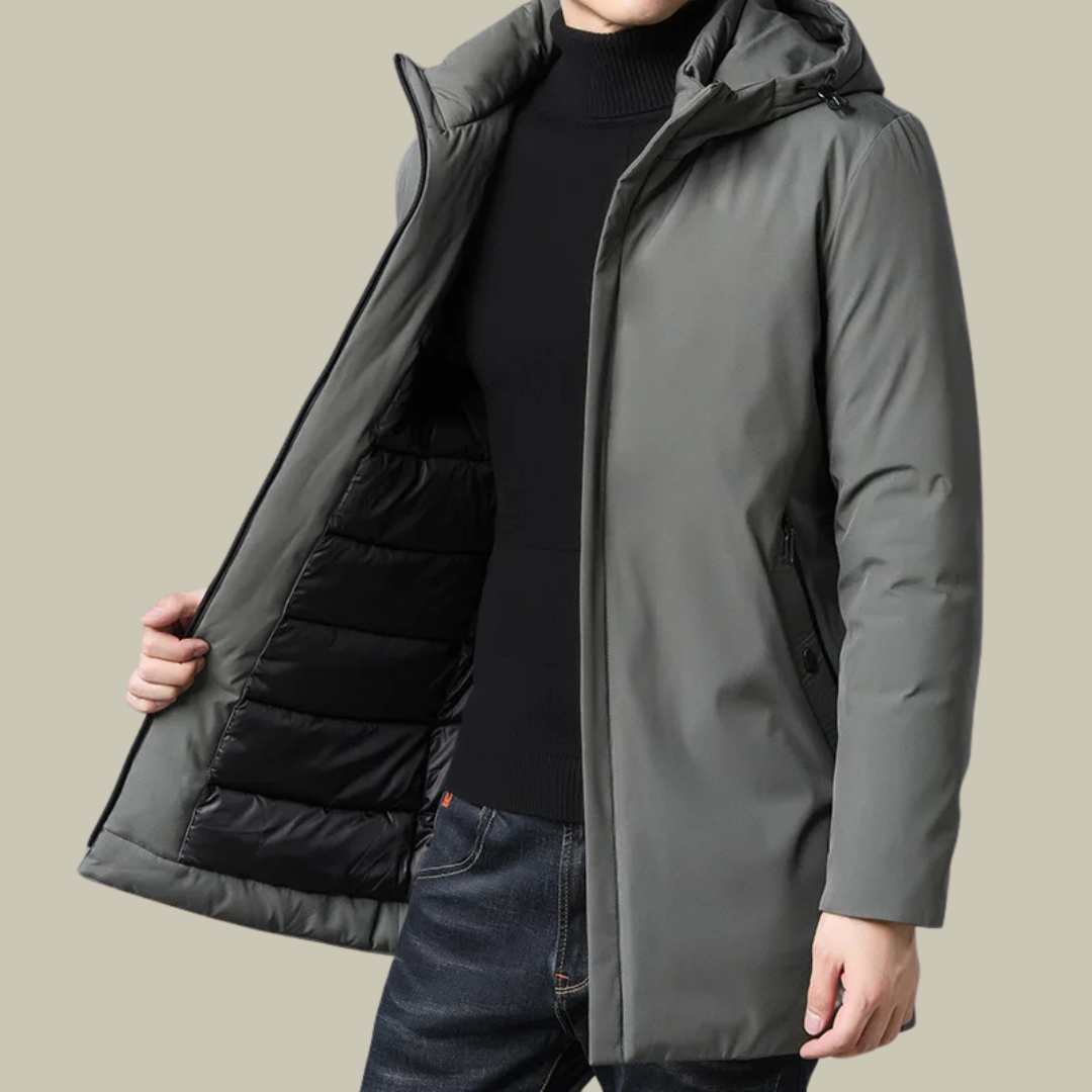 Lux & Classy  • Men's Winter Mid-Length Cotton Jacket