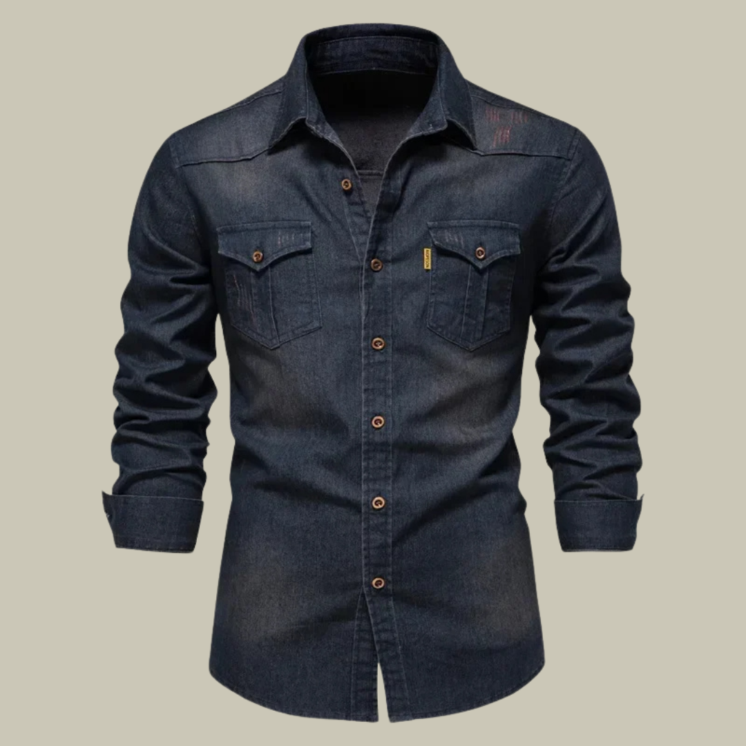 Lux & Classy  • Men's Denim Autumn Shirt