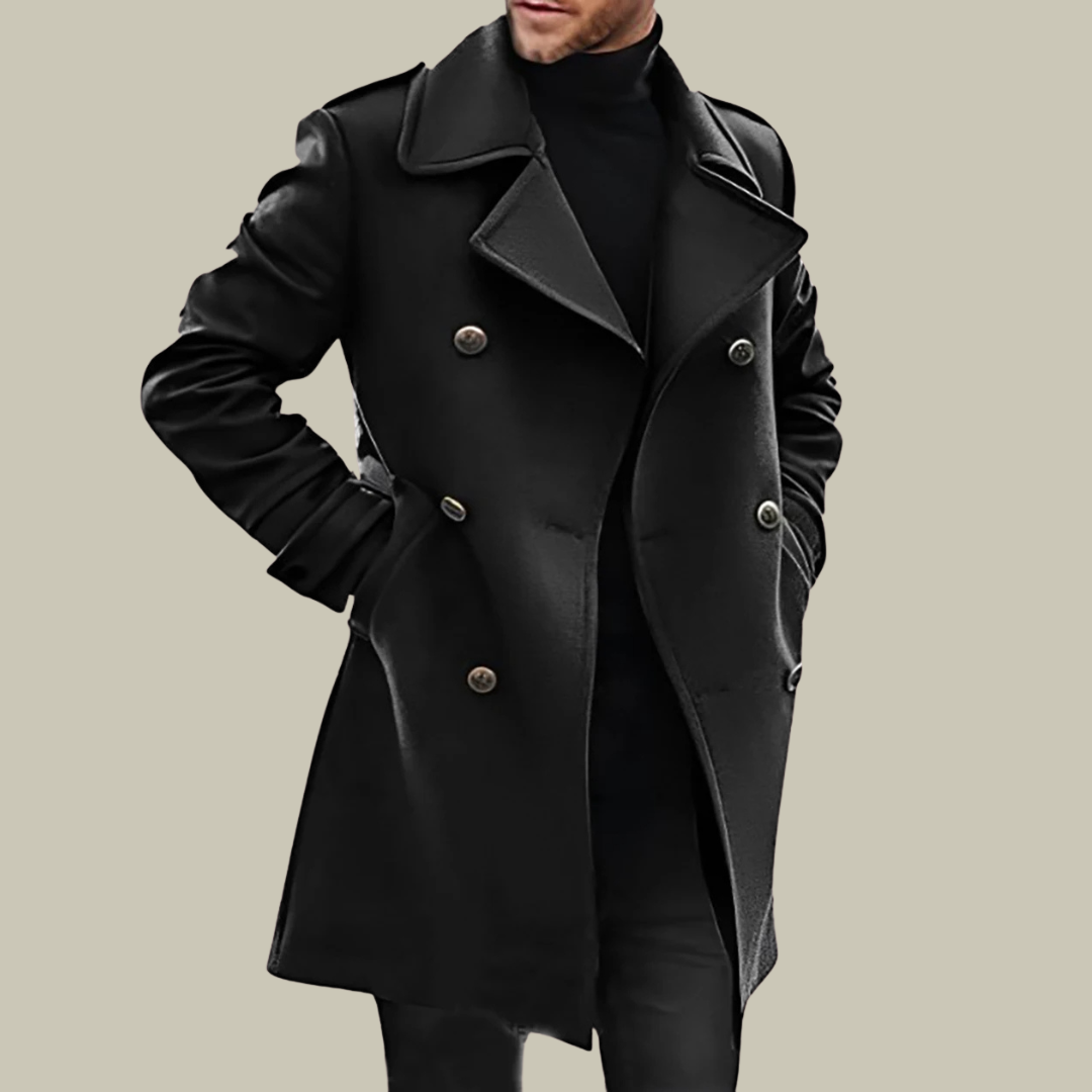 Lux & Classy • Long Woolen Men's Coat