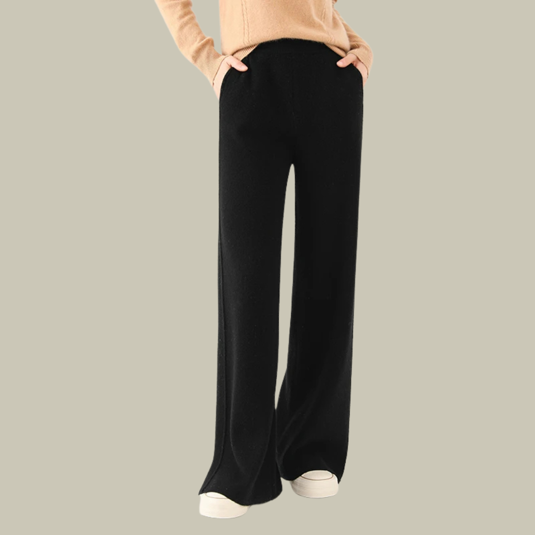 Lux & Classy • Women's Wool Cashmere Flair Trouser