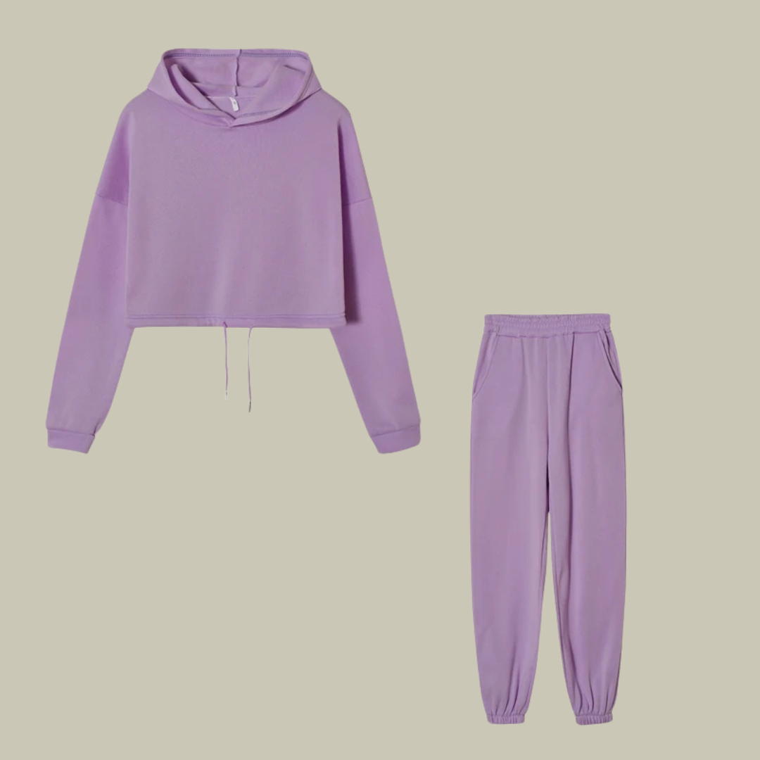 Lux & Classy  • Women's Wear Two-Piece Tracksuit Set