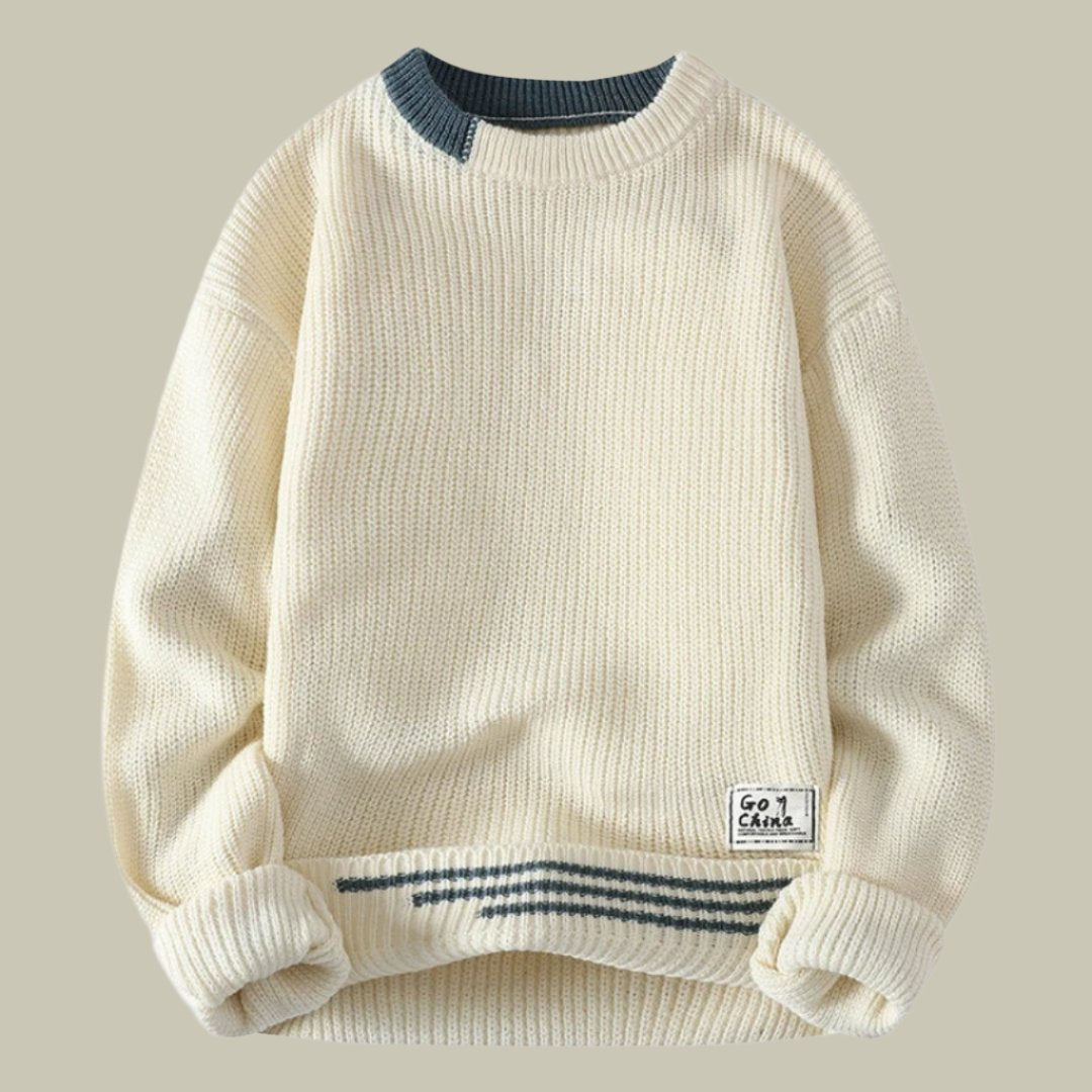 Comfortable Knitted Retro Sweater