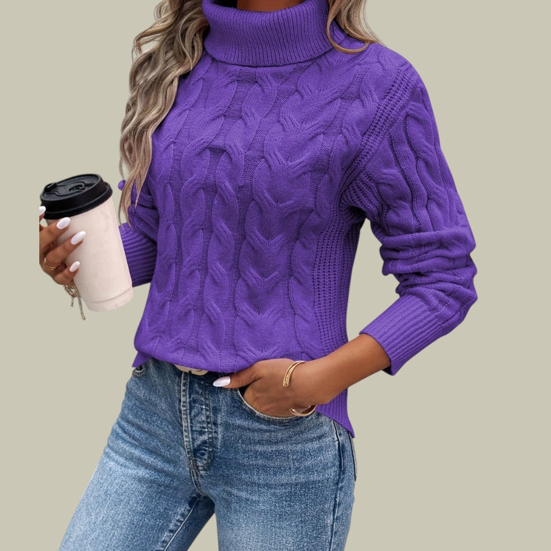 Womens Wool Jumper Turtleneck