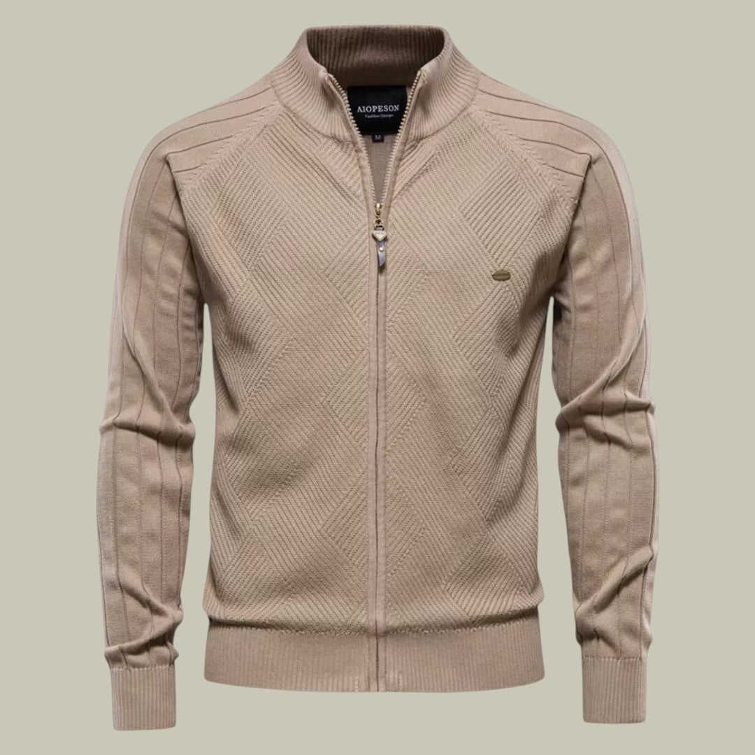 Mens Cardigan Slim Fit Knitted