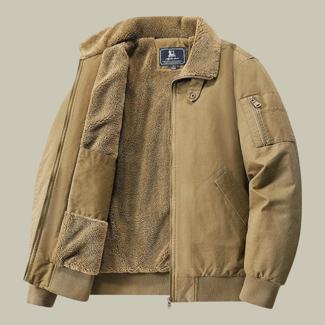 Mens Casual Wool Blend Jacket