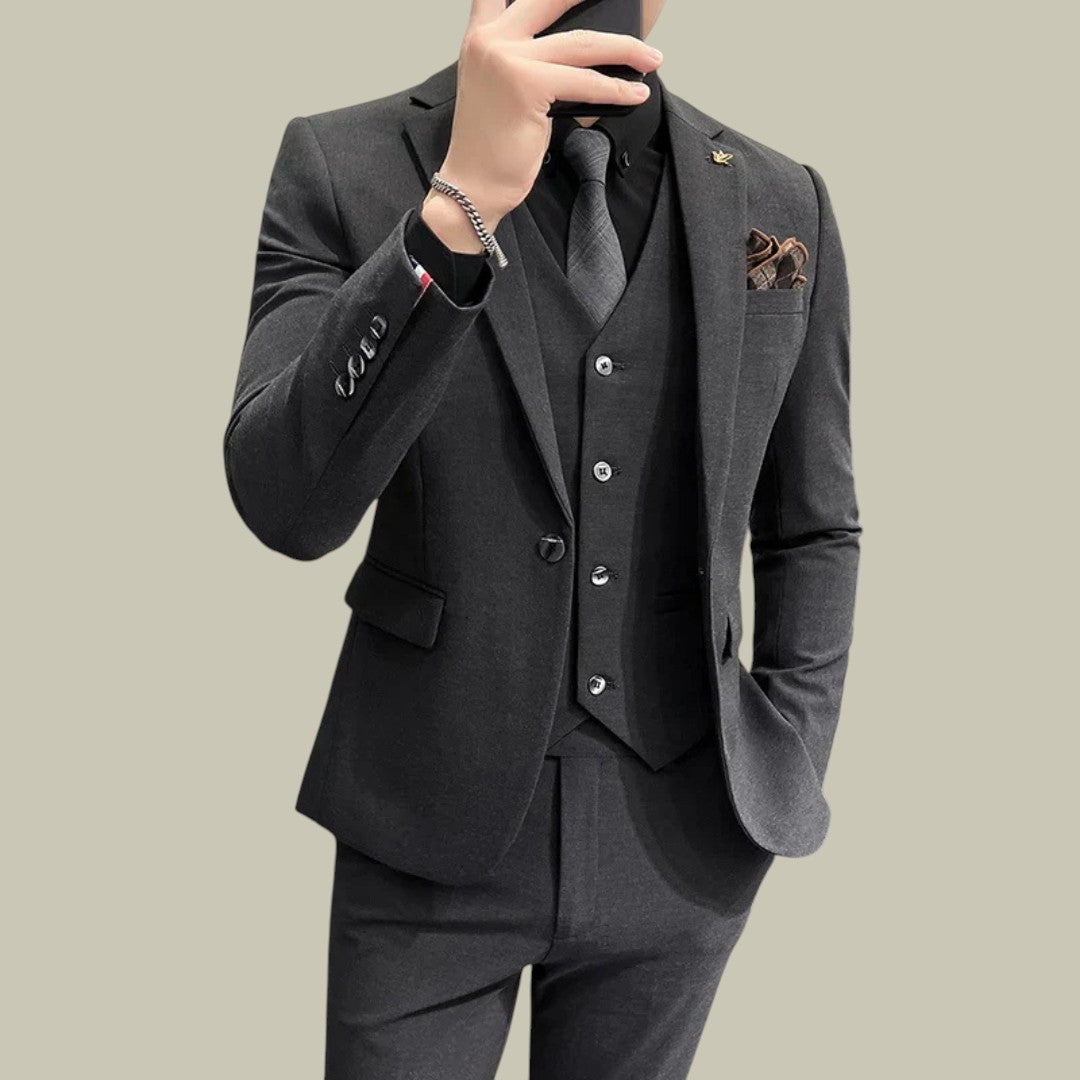 Mens Slim 3-Piece Suit Set