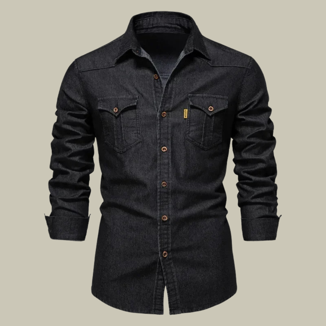 Lux & Classy  • Men's Denim Autumn Shirt