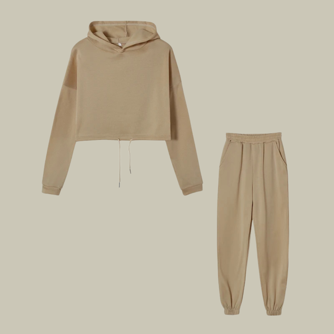 Lux & Classy  • Women's Wear Two-Piece Tracksuit Set