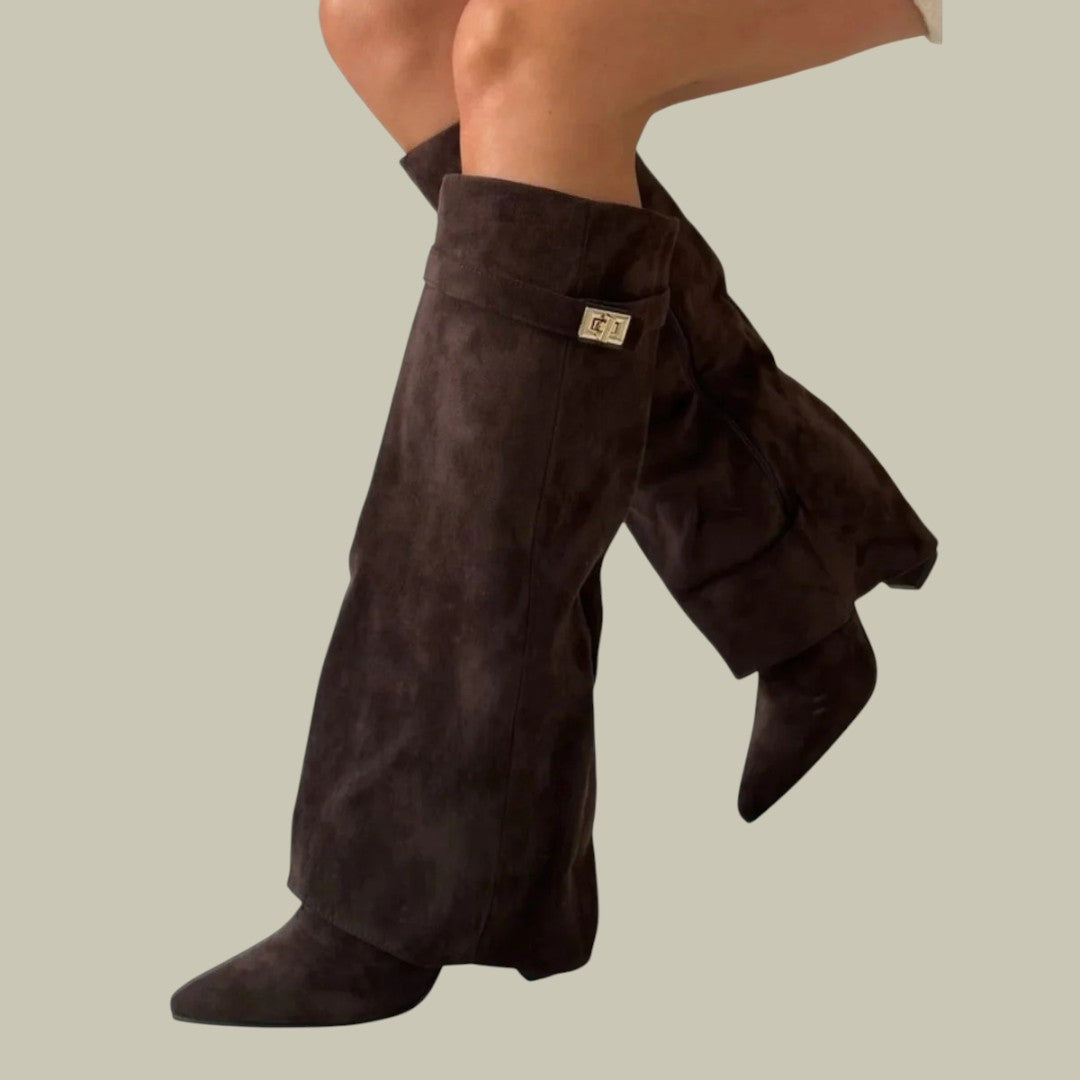 Womens Suede Boots High