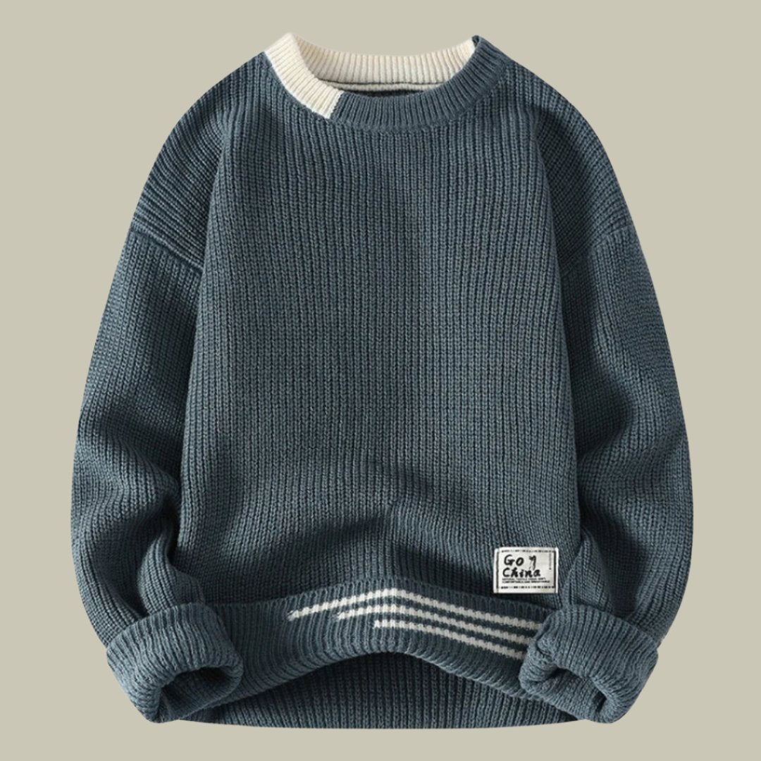 Comfortable Knitted Retro Sweater