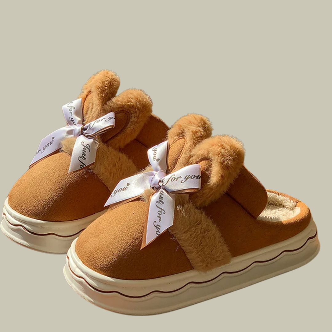 Comfortable Faux Suede Slippers