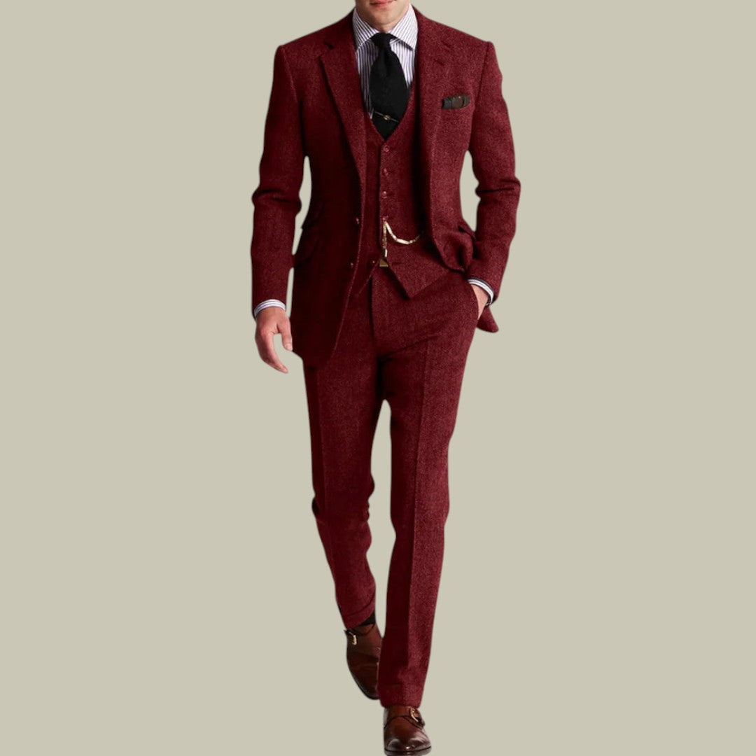 Mens Three Piece Suit