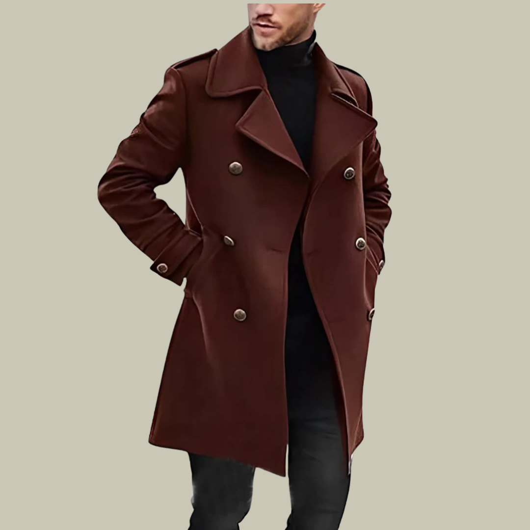 Lux & Classy • Long Woolen Men's Coat