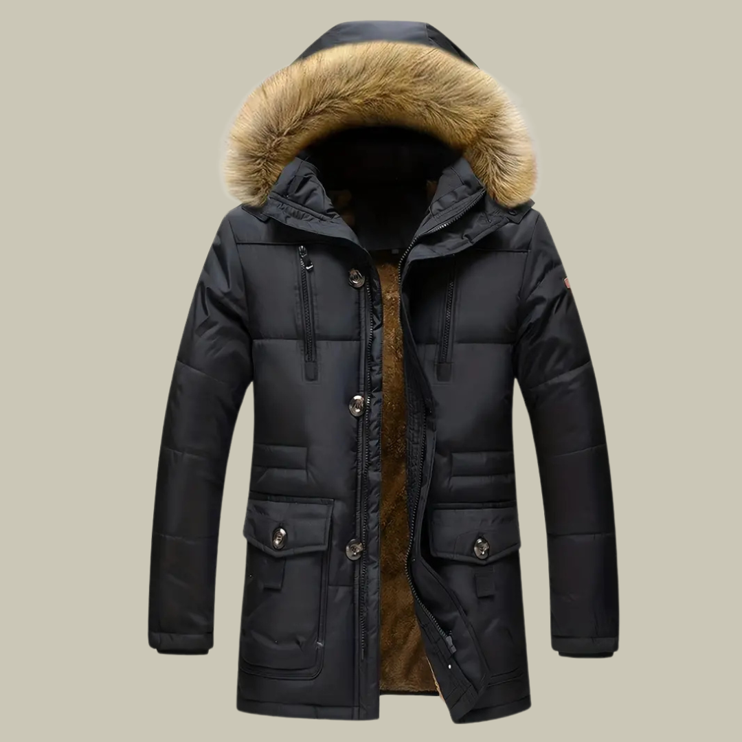 Lux & Classy • Warm Long Winter Parka for Men