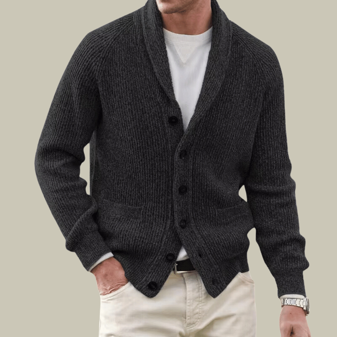 Lux & Classy  • Men's Cashmere Comfort Blend Cardigan