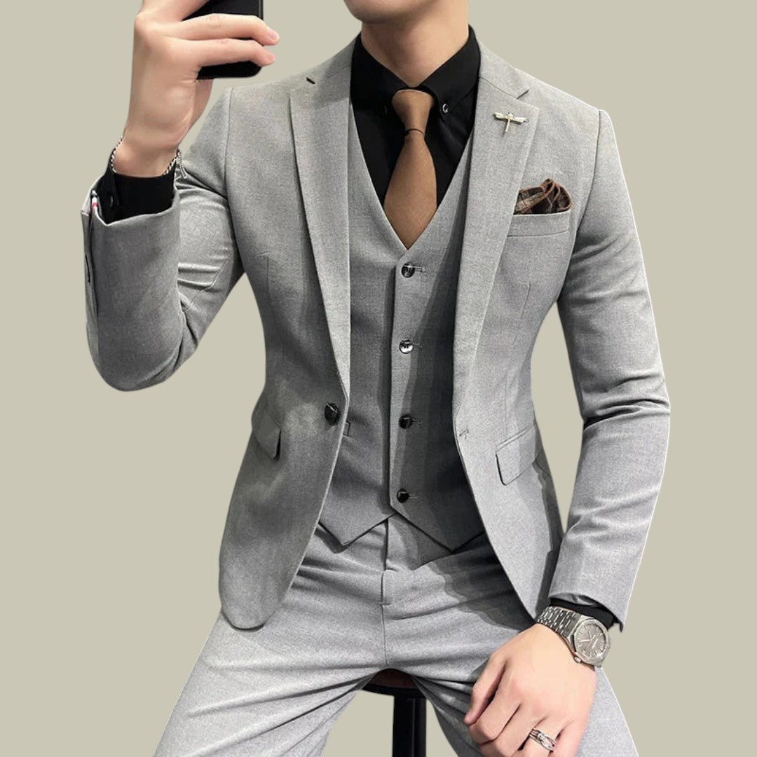 Mens Slim 3-Piece Suit Set