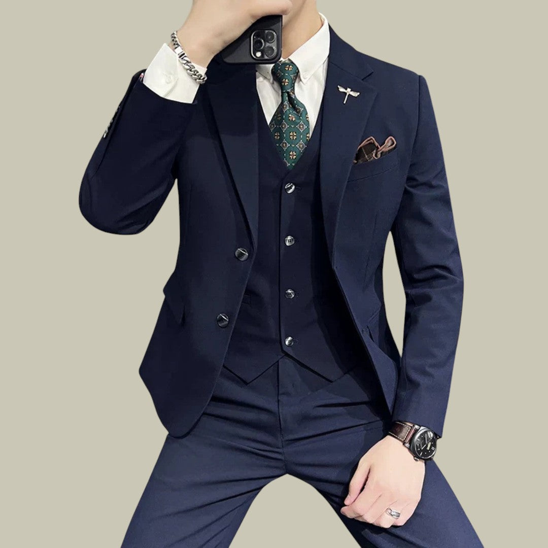 Mens Slim 3-Piece Suit Set