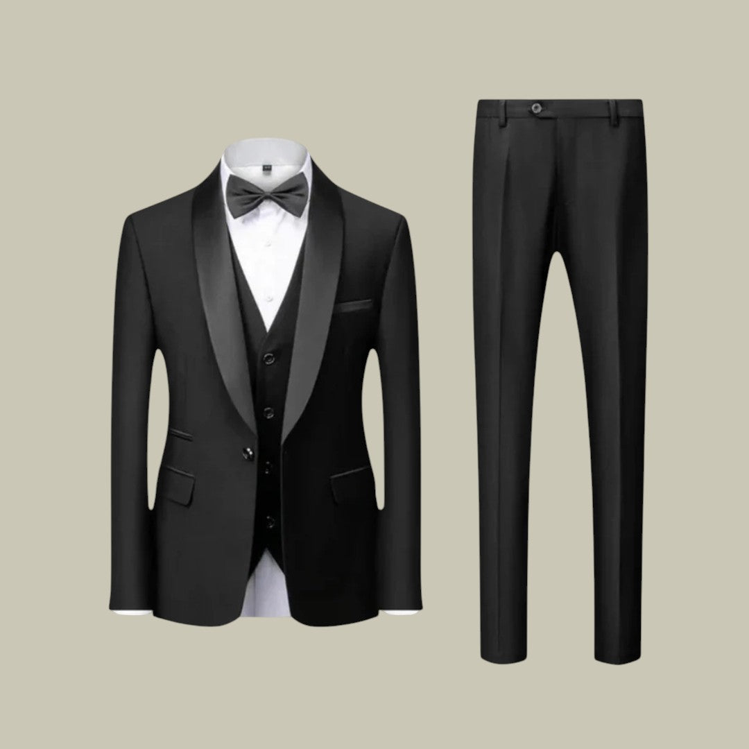 Mens Tuxedo Three Piece Suit