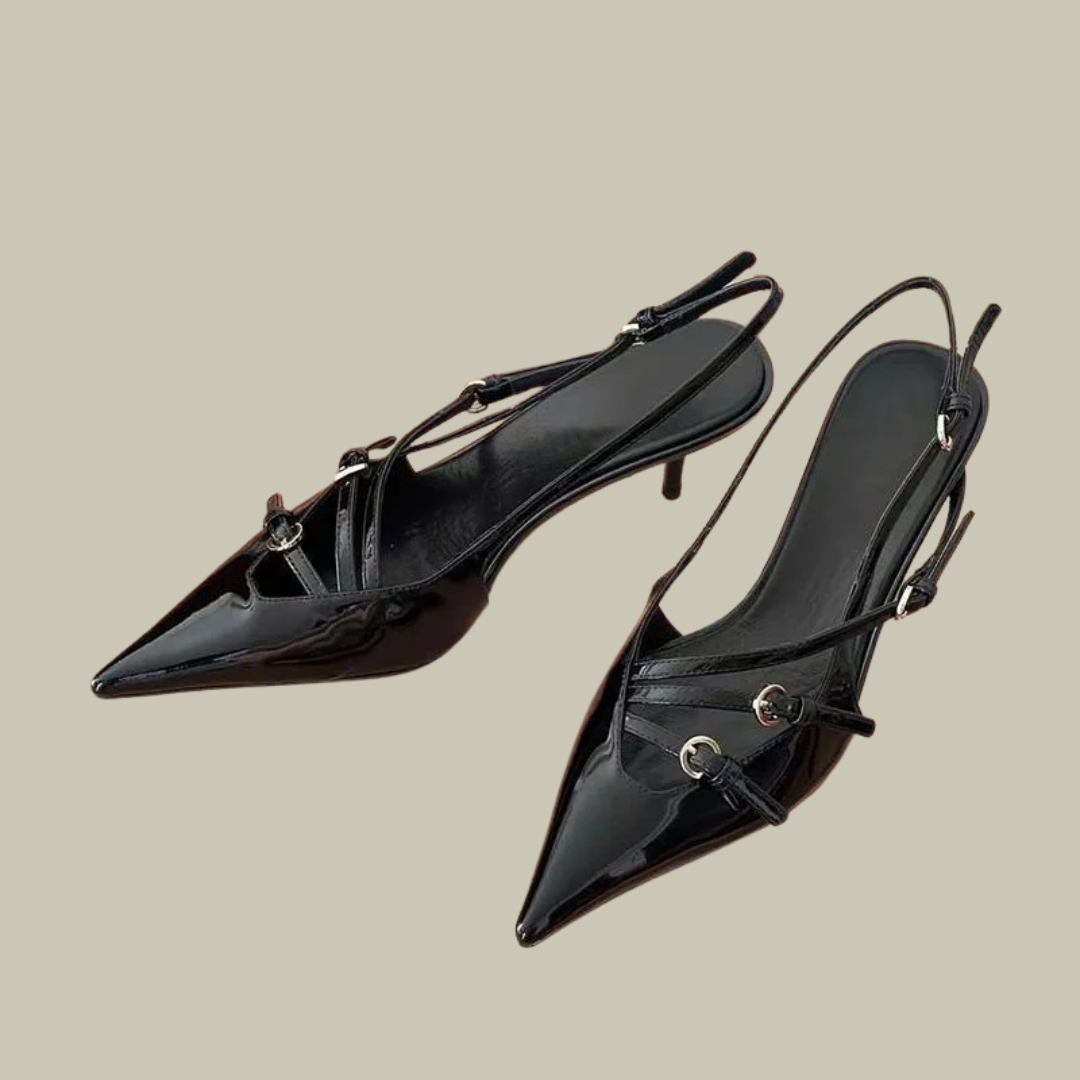 Lux & Classy  • Women's Sexy Silk Pointed Heel Sandals