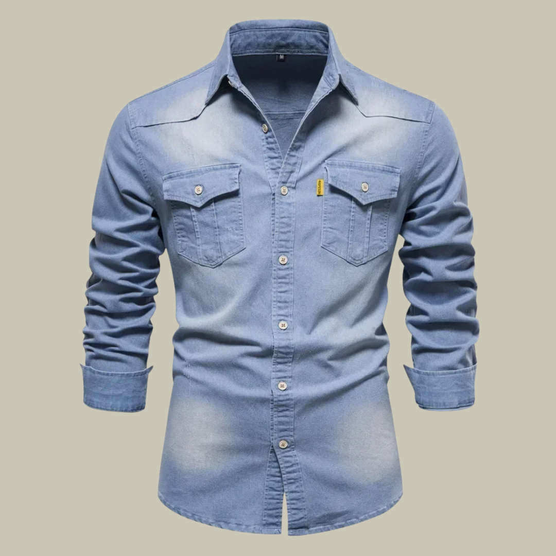 Lux & Classy  • Men's Denim Autumn Shirt