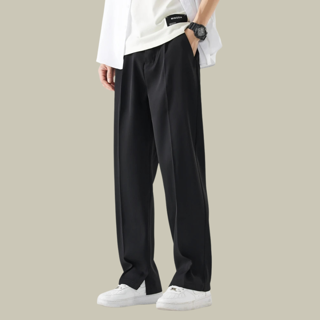 Lux & Classy • Casual Semi-Wide Pants